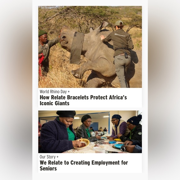 African Beaded Bracelet, Handmade in S. Africa to Support Endangered Wild Dogs - Picture 9 of 13